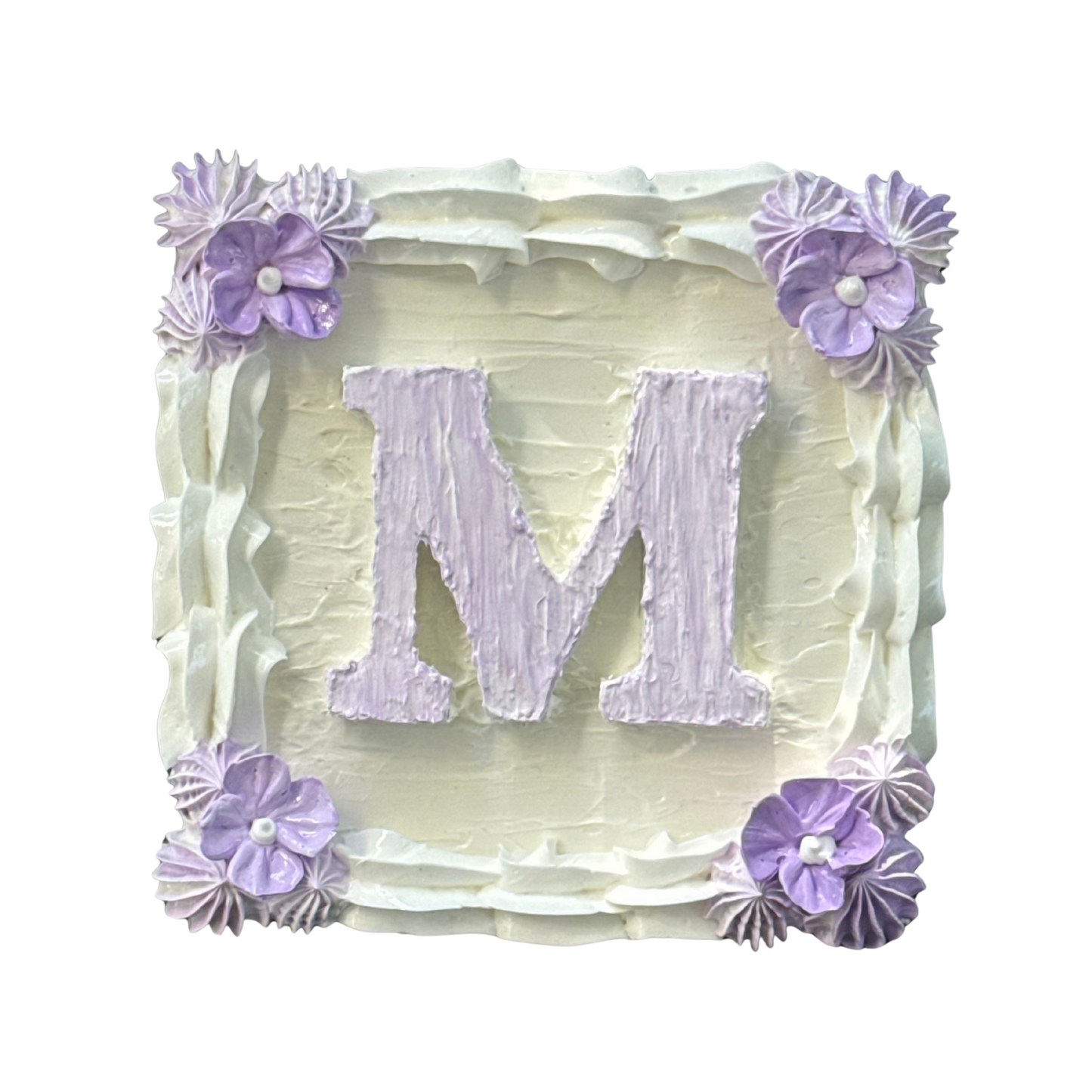 Frosted Letter M