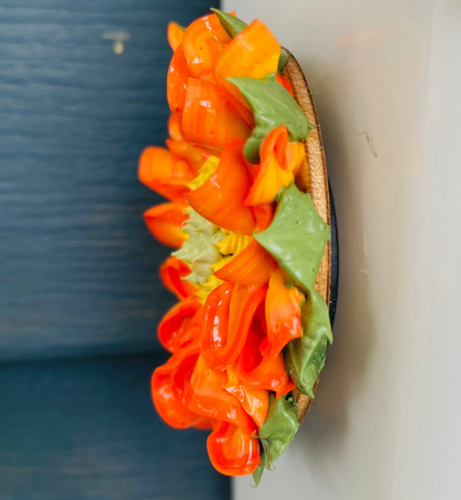 Orange & Yellow Flower Magnet