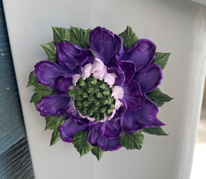 Purple Flower Magnet