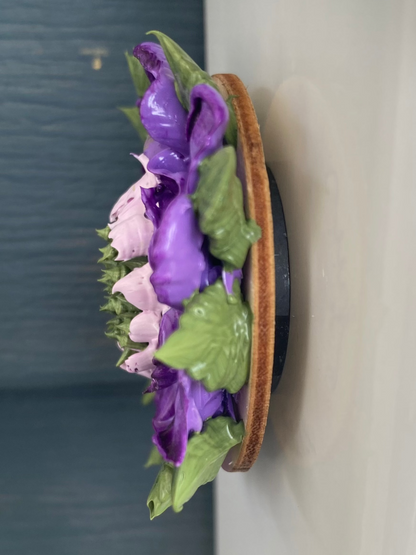 Purple Flower Magnet