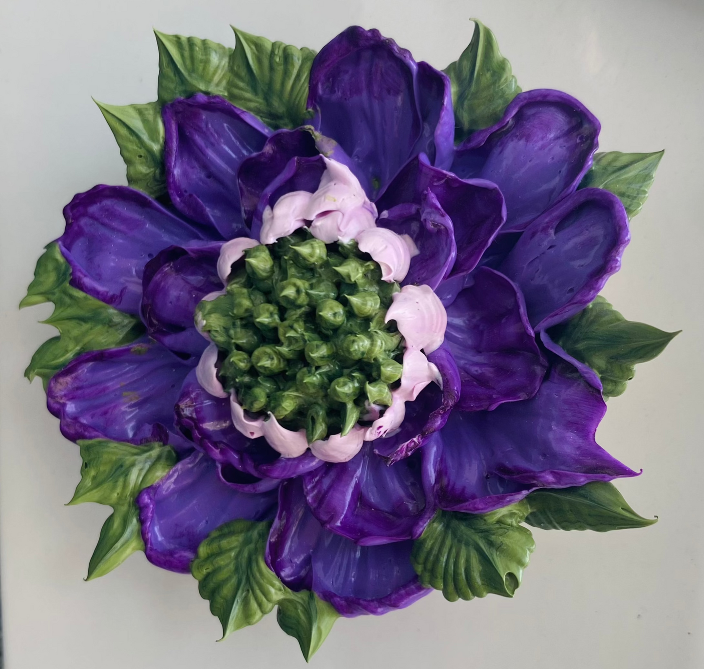 Purple Flower Magnet
