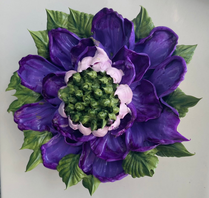Purple Flower Magnet