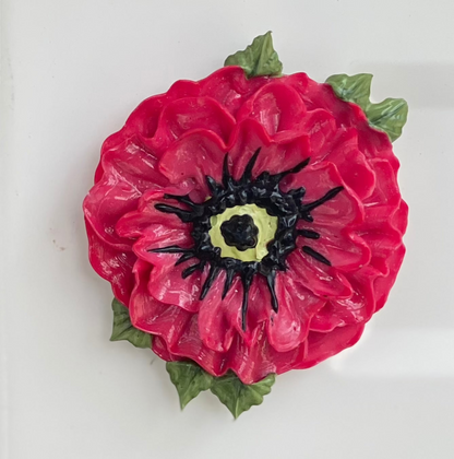 Poppy Flower Magnet